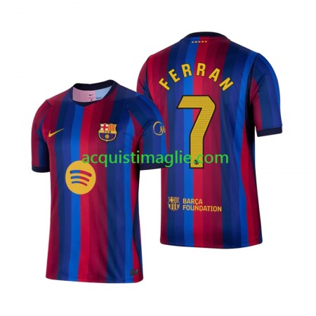 Divisa di Calcio Barcellona Ferran Torres 7 Prima 2026/2027